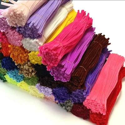 2025 100pcs kindergarden  chenille stems pipe cleaners