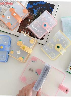 Kawaii Bear Photo Album Cartoon Photocard Holder Scrapbook F