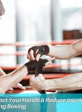 2 Rolls 2.5M Cotton Boxing Bandage Sports HUSStrap Sanda Gau
