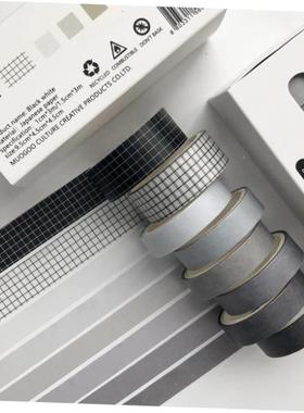 5Rolls/box Solid Color Washi TapFz7WXceOe Set Decorative Mas