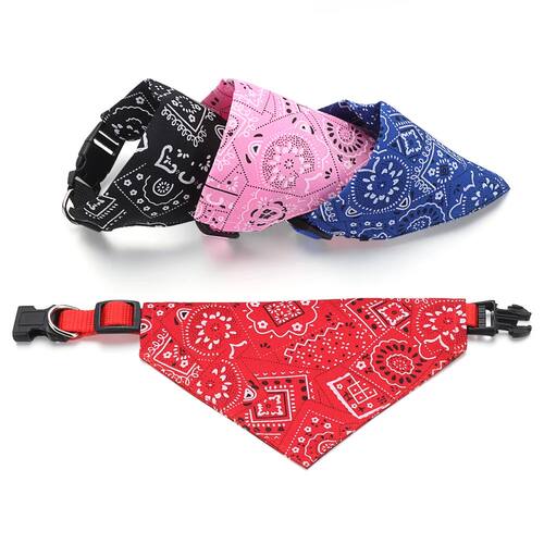 Adjustable Triangular Bandage For Pet Dog Cat Washable Scarf