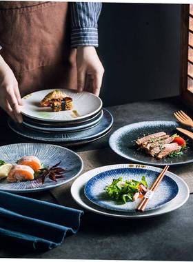 dinner plates ceramic steak plate dishes 西餐盘 western food