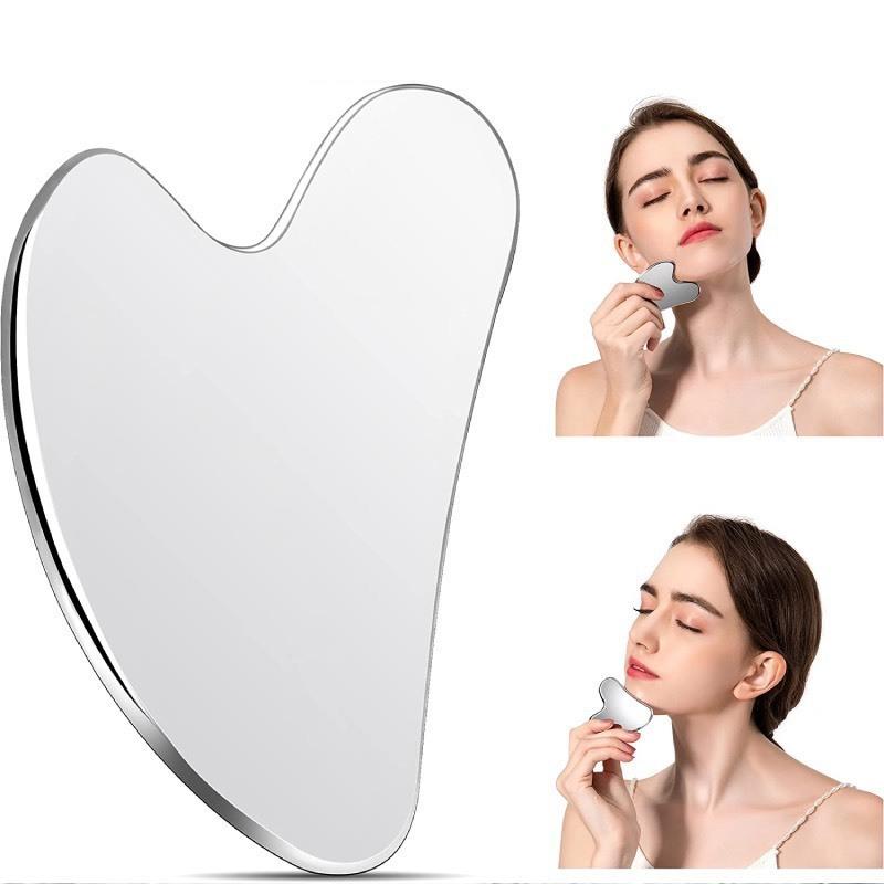Gua Sha Facial Tool Stainless Steel GuaSha Face Lift 刮痧板