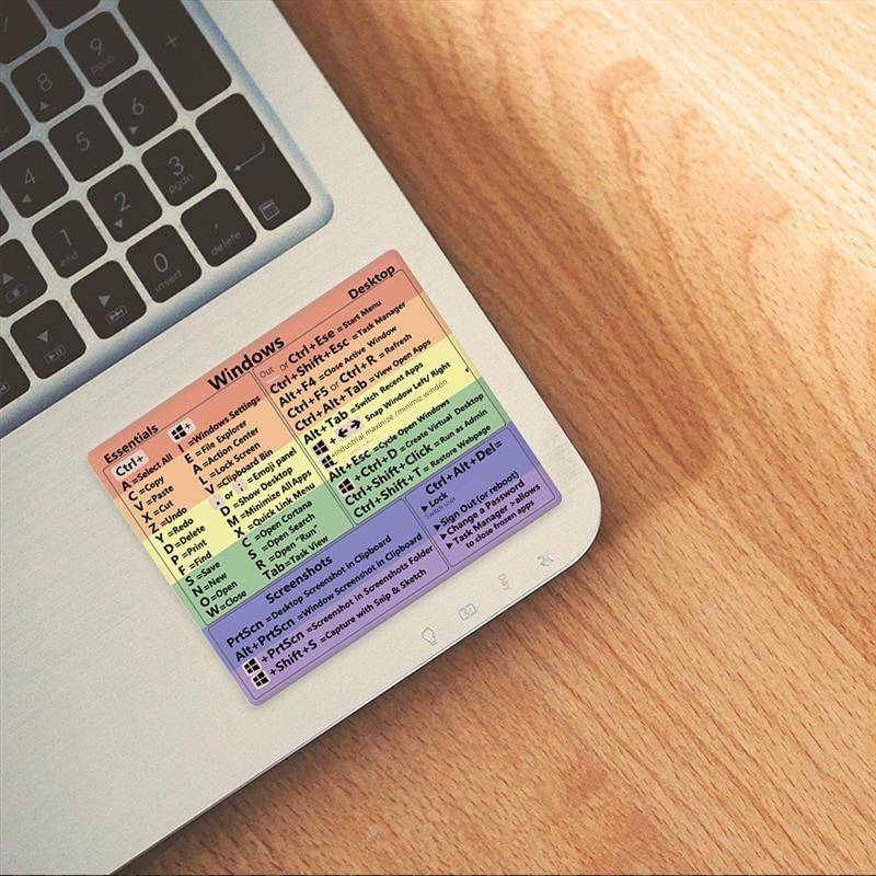 Reference Keyboard Shortcut er Adhesive For PC Laptop Deskto