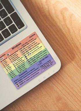 Reference Keyboard Shortcut er Adhesive For PC Laptop Deskto