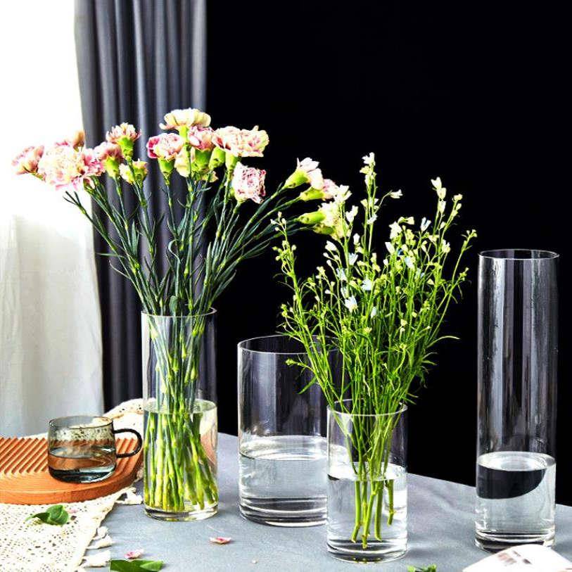 Vase furnishing articles flower arranging transparent glass