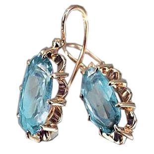 Jewelry for Women Oval Crystal Earrings for Women 2022 State