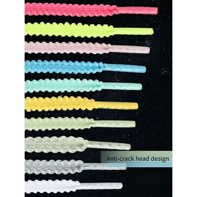 1Pair Elastic Rope Shoelace for Shoes Casual Sneakers Tennis