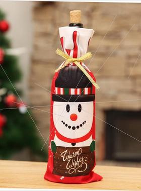 Christmas wine bottle sleeve, cartoon wine bottle sleeve