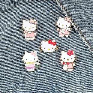 Lapel Bro Kitty Backpacks for Pins Cat Kit Cute Hello Sanrio