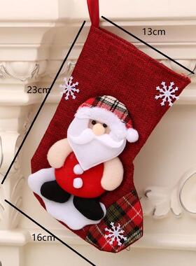 Christmas Stockings Socks Tree Ornaments Candy Gift Bags