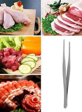 Practical BBQ Forceps Tweezers Stainless Steel 12.5cm/14cm/1