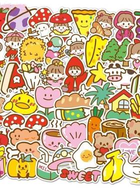 50pcs Cute Cartoon Stickers for PVC DIY Girl ScG82566rapbook