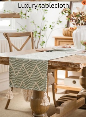 Table Runner Rose Gold/Navy/Pink/Red Color Luxury tablecloth