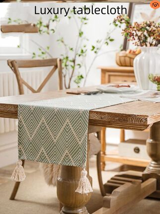 Table Runner Rose Gold/Navy/Pink/Red Color Luxury tablecloth