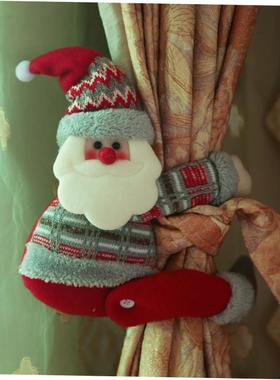 Christmas decoration curtains buckle cartoon doll clasps