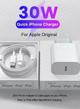For Original Quick 30W Type C Charger For iPhone 14 13