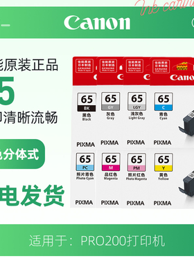佳能（Canon）CLI-65 BK 黑色墨盒 (适用于PRO-200)