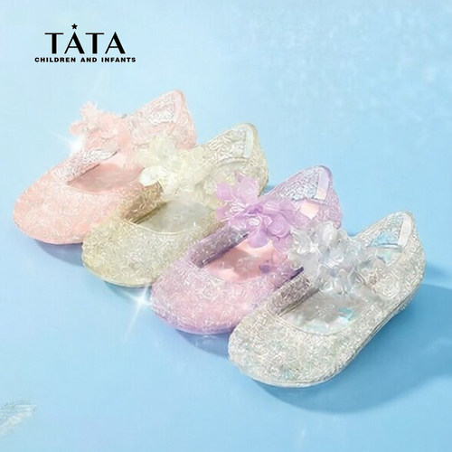 TATA他他童鞋女童果冻鞋