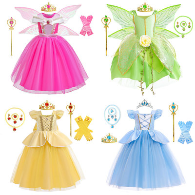 女童彩虹护卫队连衣裙夏乐彤贝尔