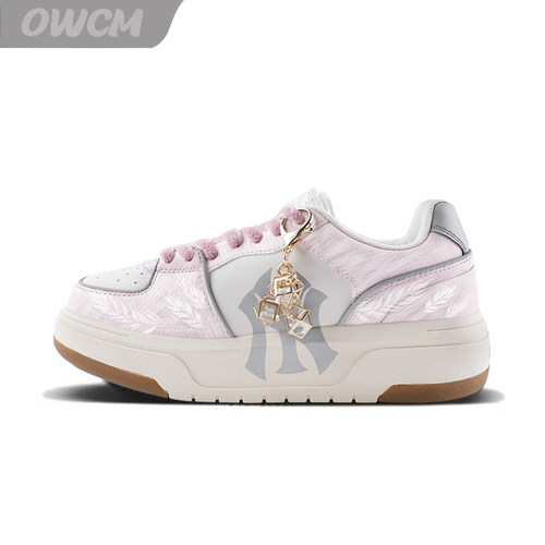 MLB Chunky Liner 穗花恋校园甜酷增高厚底休闲板鞋女子定制球鞋