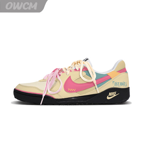 Nike Terra Manta 杏桃奶冻马卡龙撞色潮流时尚休闲鞋女子定制鞋