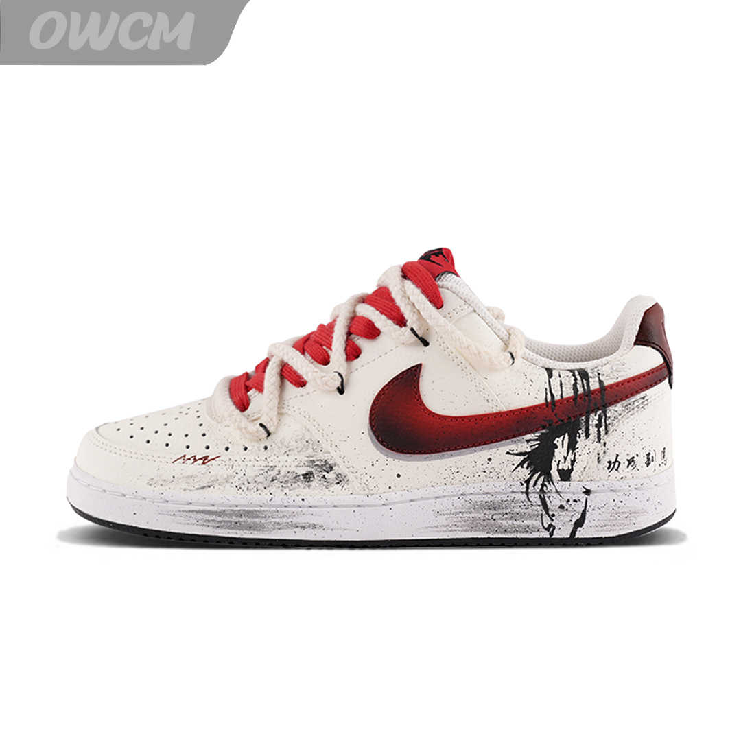 Nike Court Vision 无疆马年限定水墨风低帮休闲板鞋男女鞋定制鞋