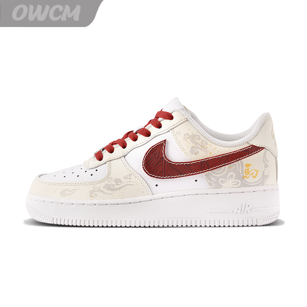 Nike AF1 空军一号马年一骑绝尘新中式国风休闲板鞋男女鞋定制鞋
