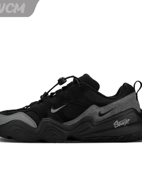 Nike Tech Hera 黑水泥美式潮流时尚百搭低帮休闲鞋男女鞋定制鞋