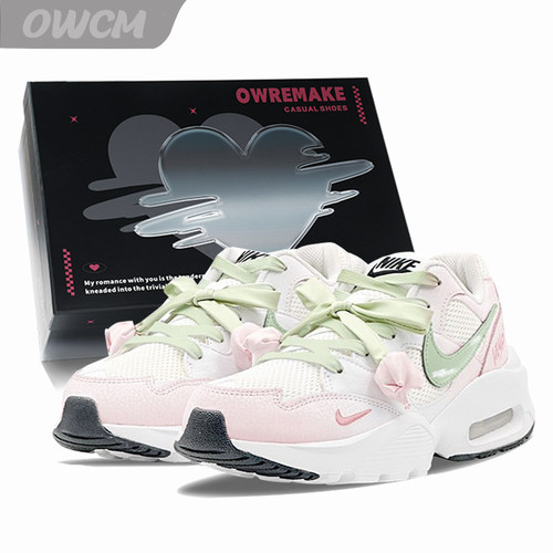 Nike Air Max Fusion 春日花蕾小清新简约增高跑步鞋女子定制鞋