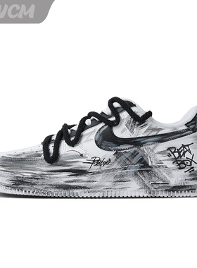 Nike Air Force 1 AF1空军一号幽影追踪脏脏休闲板鞋男女定制球鞋