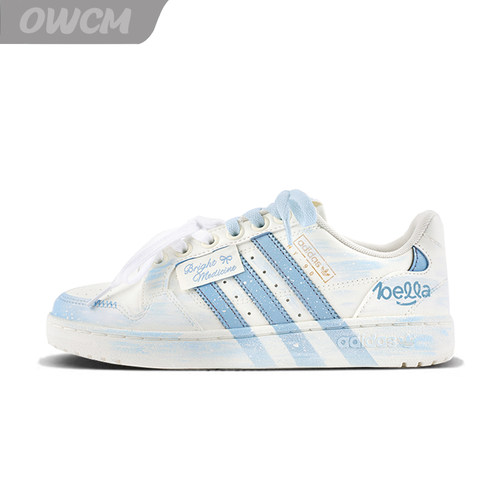Adidas NY 90 STRIPES 假日蓝调小清新简约运动休闲板鞋男女鞋
