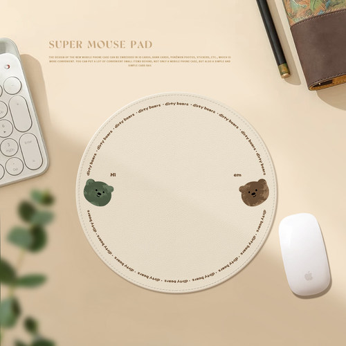 桔子猫新款创意小熊鼠标垫