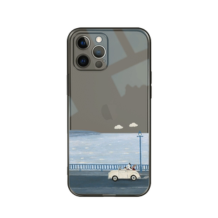 桔子猫适用苹果15promax手机壳14pro北欧风iPhone16透明13小众ins风插画12日韩17pm小狗手机壳13promax软11