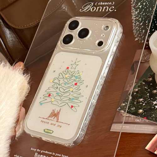 圣诞氛围适用苹果手机壳tpu透明