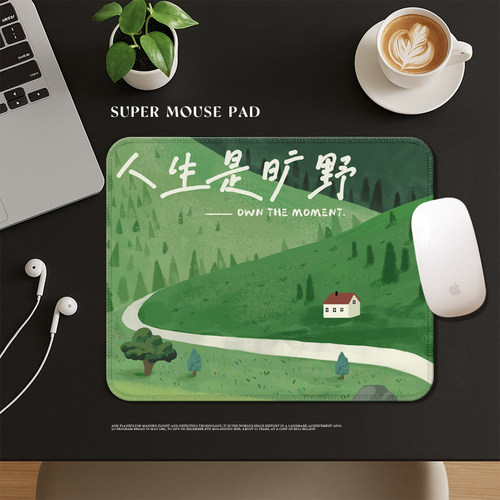 桔子猫创意小众防滑高级感鼠标垫