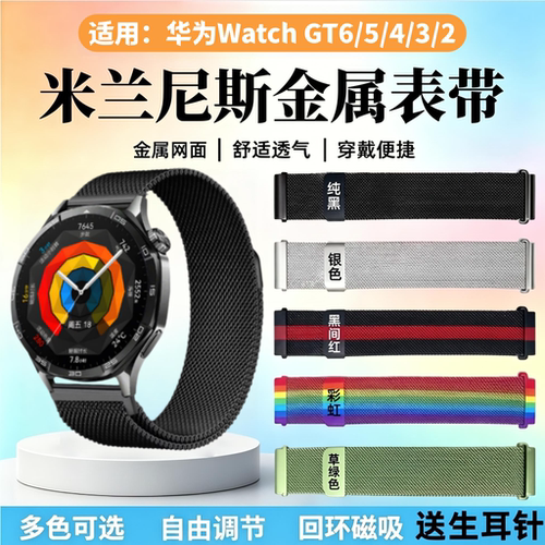 适用华为WatchGT系列金属表带