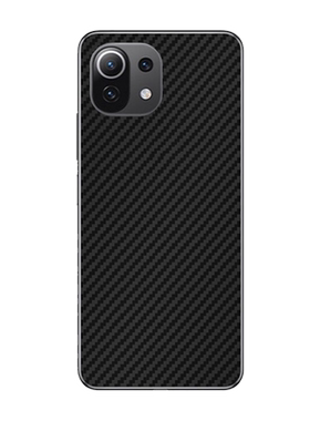 适用小米11青春版手机膜Xiaomi 11青春活力版后壳保护膜MI 11i碳纤维改色膜11lite防刮滑磨砂软模十一背贴纸