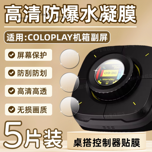 适用COLOPLAY机箱副屏保护膜