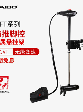 电动船外机WFT54TS前推脚控推进器悬挂船用渔船螺旋桨马达挂桨机