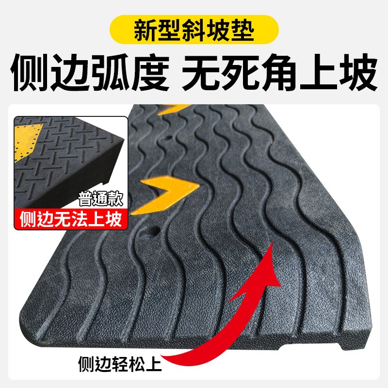 热销圆角斜坡垫过门槛斜坡垫台阶斜坡橡胶垫门槛高低落差垫门坎垫