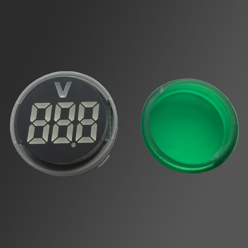热销迷你数字电压表/电流表数显交流220V 通用微型电表指示灯信号