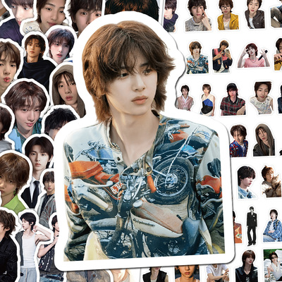 146张Juhoon金主训贴纸ins高颜值帅气可爱奶狗周边diy手帐本贴画