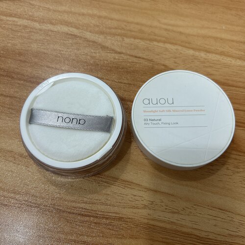 孤品捡漏  auou艾遇月光柔丝矿物散粉7g 03自然色