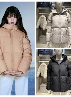 Eider韩国代购直邮25秋冬户外女士张元英同款连帽保暖羽绒服