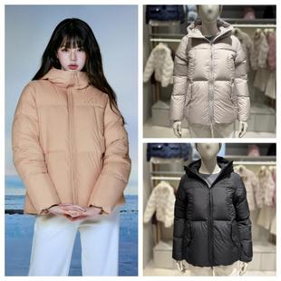 Eider韩国代购直邮25秋冬户外女士张元英同款连帽保暖羽绒服