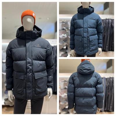 Eider 韩国代购直邮25春男士DUW25593连帽鸭绒中长款羽绒服