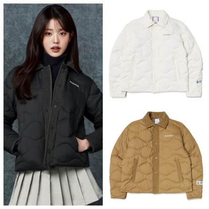 Eider 韩国代购直邮24秋冬女士翻领轻薄羽绒服DWW24562