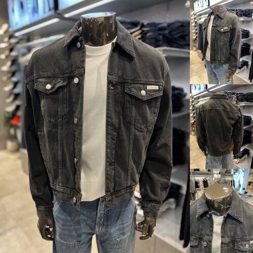 CK JEANS 韩国直邮代购26秋4RH759G棉透气男休闲复古夹克牛仔外套