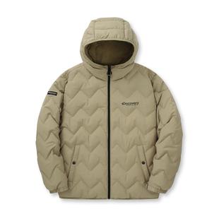 DISCOVERY韩国代购直邮24冬男士户外连帽保暖拉链鹅绒羽绒服